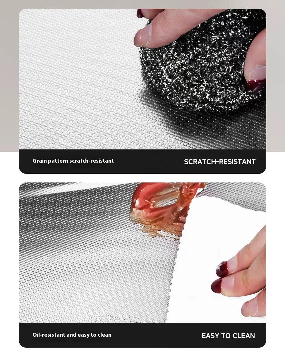 Stainless Steel Kitchen Sink Rice Grain Embossing Scratch and Abrasion Resistant Antifouling Large Single Slot Wash Dish Basin