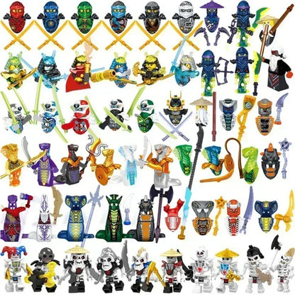 Hot Toys Anime Characters 24 Pieces Ninjago Mini Figure Building Block Toys Mini Doll Doll Figure Blocks Kids Toys Birthday Gift.