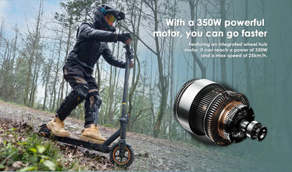 KuKirin S1 Max EU STOCK 2025 New Electric Scooters 350W Motor 36V 10.4Ah Battery 8 inch Tire 39km Max Range Foldable E-Scooters.