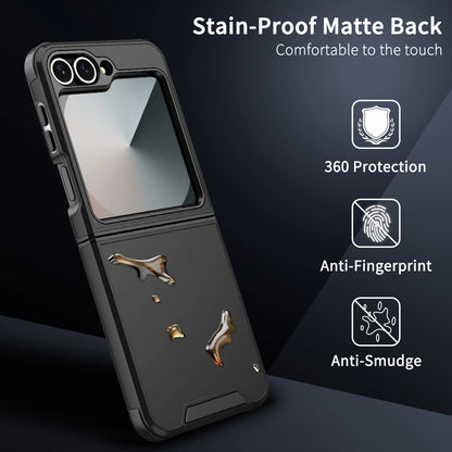 Luxury Original Official Slim Matte Protection Phone Case Samsung Galaxy Z Flip 7 6 5 4  For Wireless Charging Shockproof Cover.