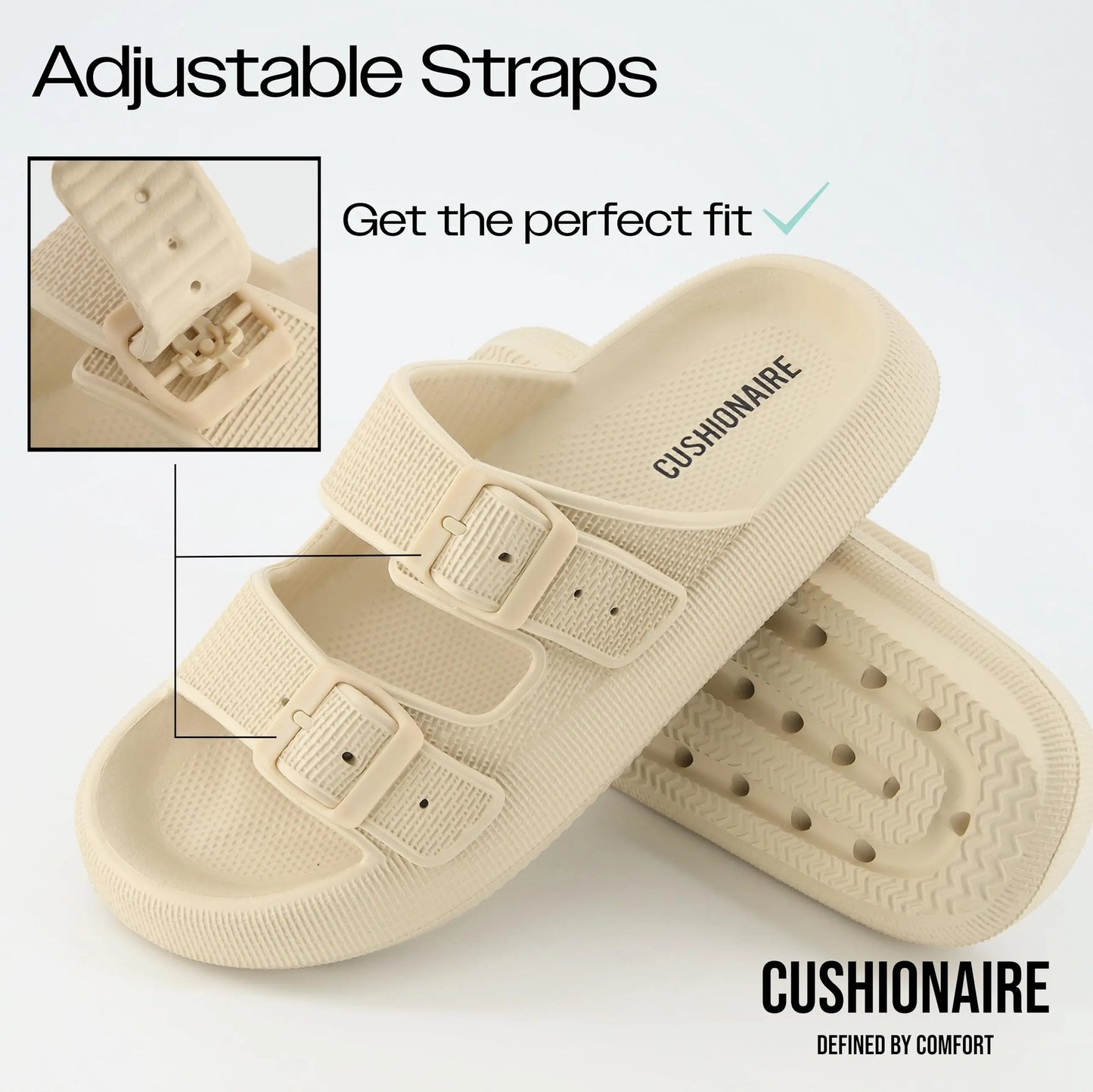 Asgard Summer Platform Sandals For Women Fashion Soft Cloud Beach Slippers With Double Buckle 2025 New Comfort EVA Flat Slides.