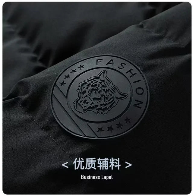 Red Bull 2025 New thick jacket, warm cotton-padded jacket, winter casual sports down jacket, stand-up collar windproof jacket.