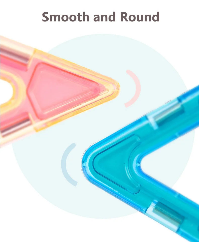 30-168pcs Magnetic Blocks Magnetic Designer Construction Set Educational Building Blocks Magnet Toys for Children Gifts.