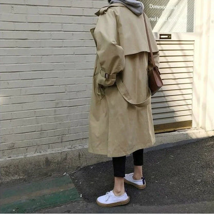 Graben Frauen Freund Herbst Koreanische Feste Weibliche Lange Stil Student Ins Alle-spiel Heißer Verkauf Neue Ankunft Harajuku Unisex outwear.