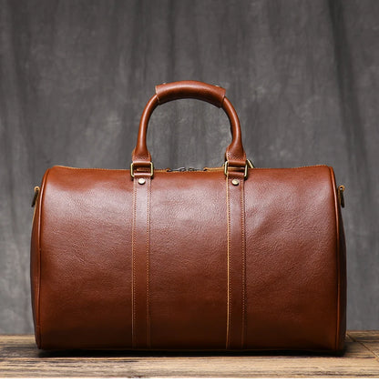 Vintage Herren Reisetasche klassische Business Umhängetasche Kopfs chicht Rindsleder Weekender Sporttasche Leder handtasche für Ehemann Geschenk.