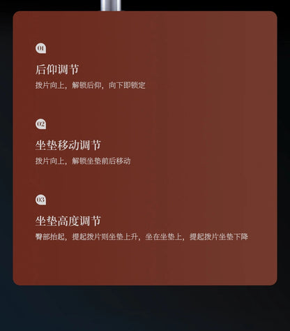 Studie Drehbarer Bürostuhl Liege Moderner Lazy Ergonomischer Thron Leder Bürostuhl Nordic Computer Mobilya Salonmöbel