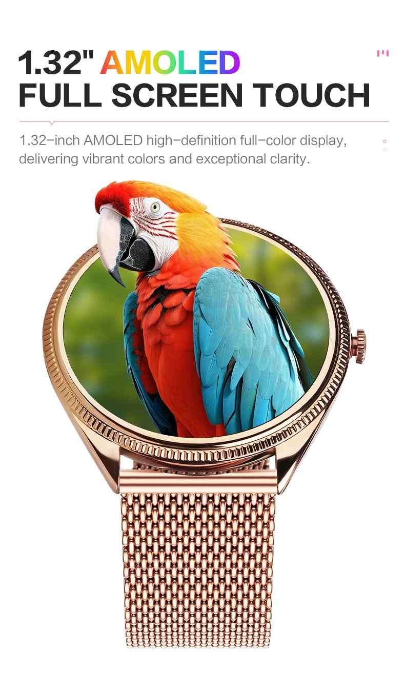 VALDUS VL60 Pro 2025 New Smartwatch For Women Men  AMOLED Screen Bluetooth Call IP68 Waterproof  Fitness Sports Smart Watch Gift.