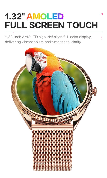 VALDUS VL60 Pro 2025 New Smartwatch For Women Men  AMOLED Screen Bluetooth Call IP68 Waterproof  Fitness Sports Smart Watch Gift.