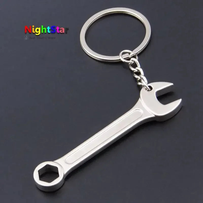 1Pcs Mini Nette Kreative Werkzeug-schlüssel Ax Zange Bohrer Herrscher Schraubendreher Spanner Schlüssel Kette Ring Schlüsselring Metall Kirsite 16 stil Geschenk