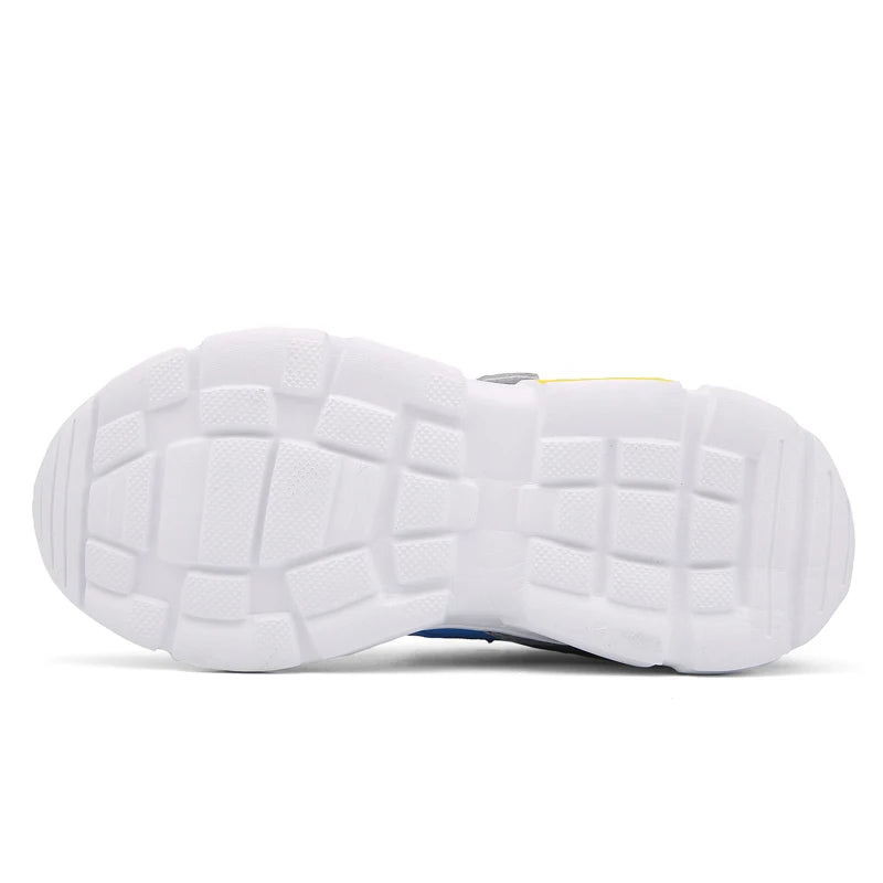 4 Color Kids' Breathable Mesh Sneakers Non-Slip School Sports Shoes for Boys Girls Lightweight Casual Walking Shoes