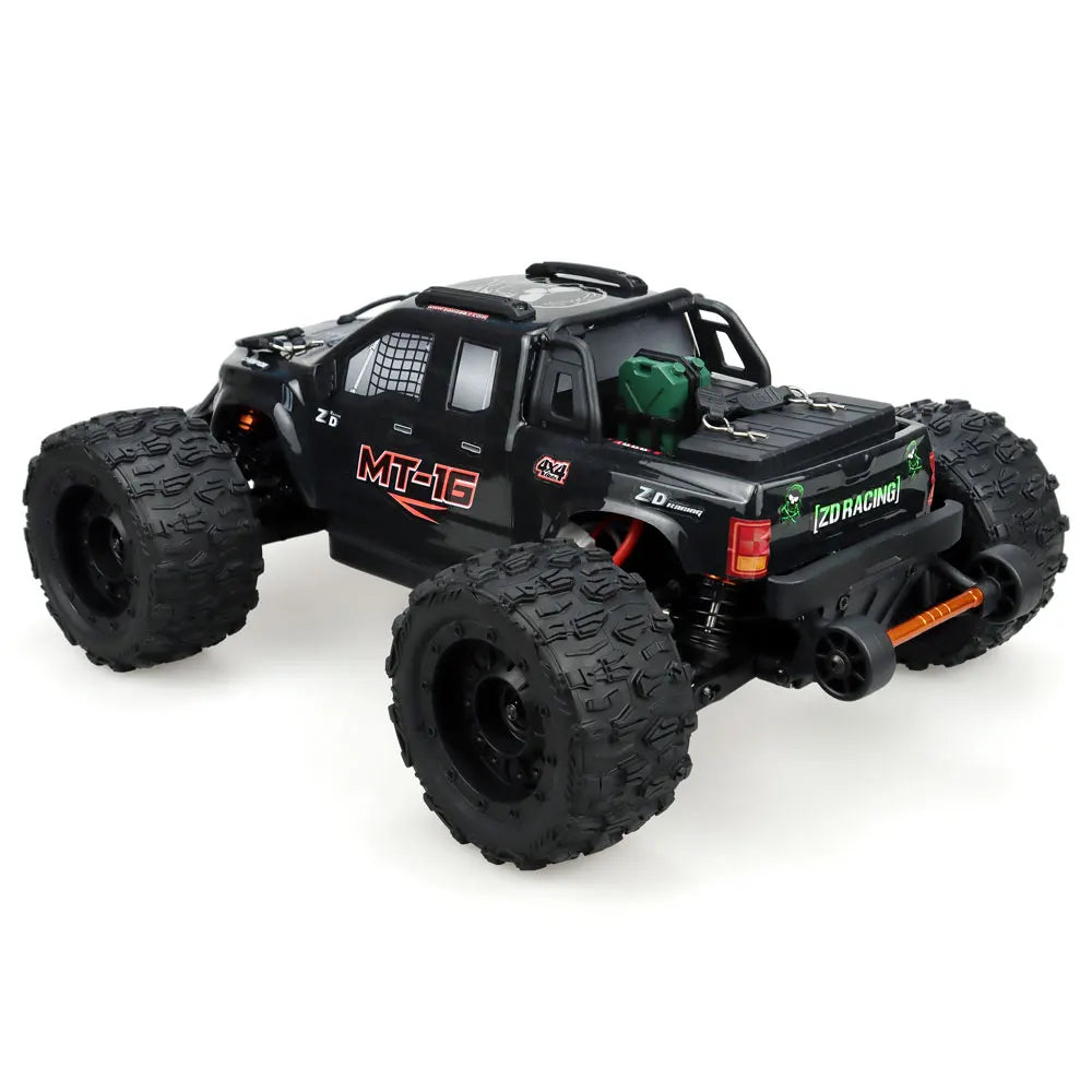 ZD Racing MT-16 1/16 RC Monster Truck Brushless 3S 80km/h 2.4G 4WD RC Car Brushless Truck Remote Control Off Road Car Toys.