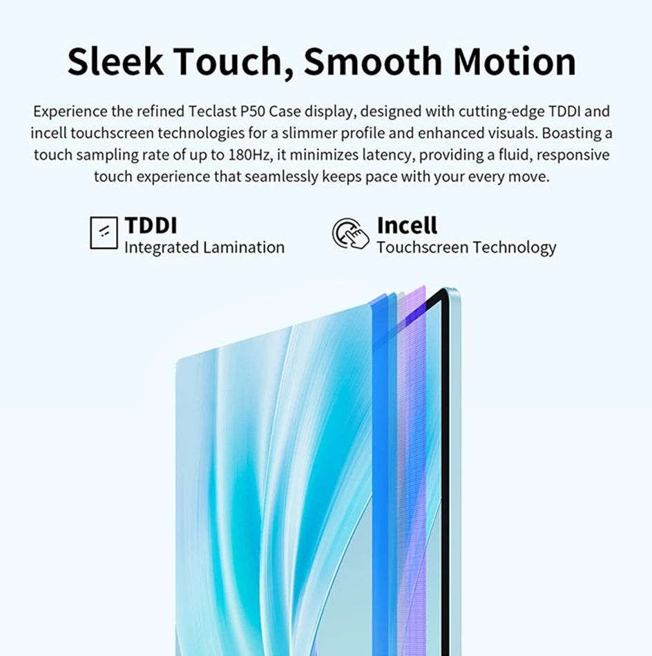 【New】Android 14 Teclast P50 Case Tablet 11" 90Hz Screen Unisoc T606 Octa-Core 4GB 128GB LPDDR4X Wifi BT5.0 7000mAh Battery.
