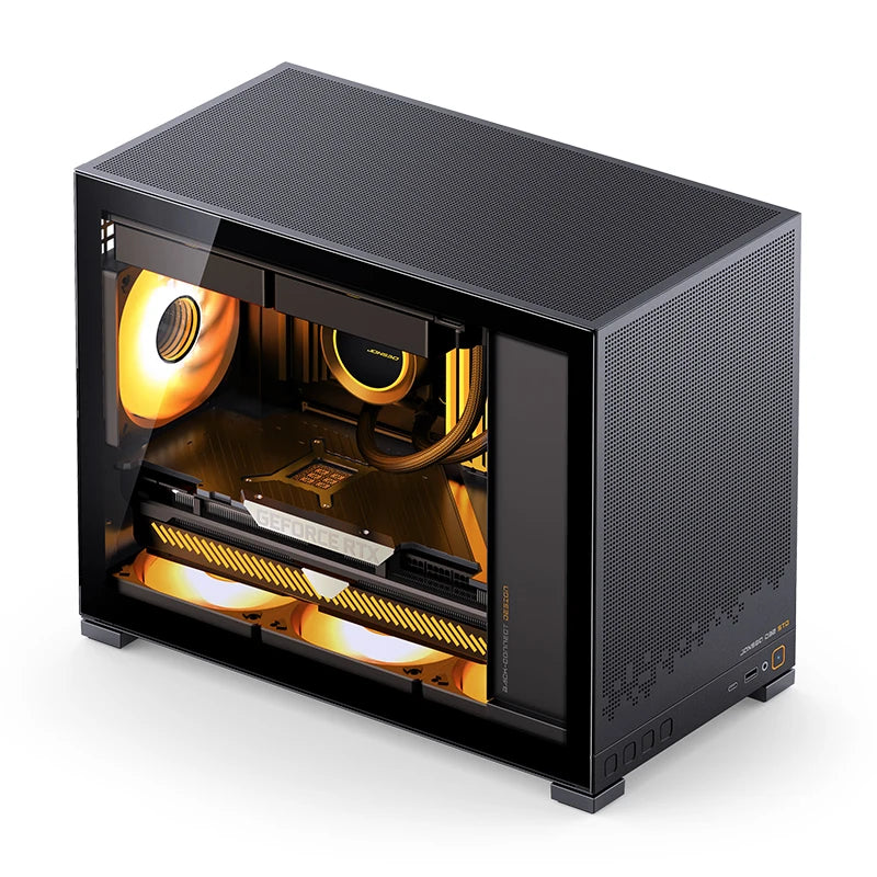 Jonsbo D32 STD/PRO MINI Desktop Case MINI-ITX MATX PC Case Support ATX/SFX Power Supply 240Water Cooling Computer Office Chassis.