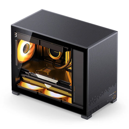 Jonsbo D32 STD/PRO MINI Desktop Case MINI-ITX MATX PC Case Support ATX/SFX Power Supply 240Water Cooling Computer Office Chassis.