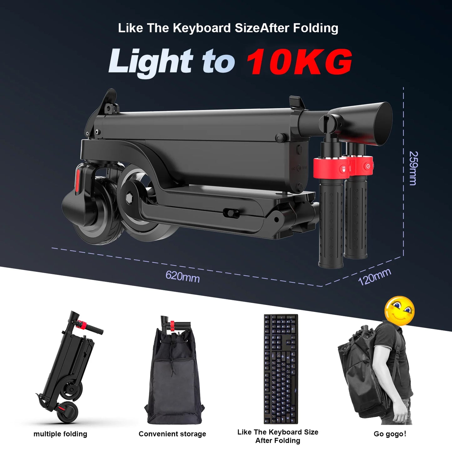 HX Electric scooter Foldable 7.5A 350W 25KM/H electric scooters 36V EScooters 5.5 Inch E Scooter For Adults.