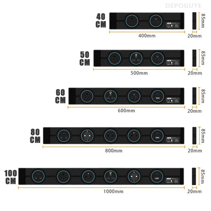 Wandsteckdose EU UK FR Korea Standard Home Küche Badezimmer Büro Wandsteckdosen Stecker Adapter Weiß Schwarz.