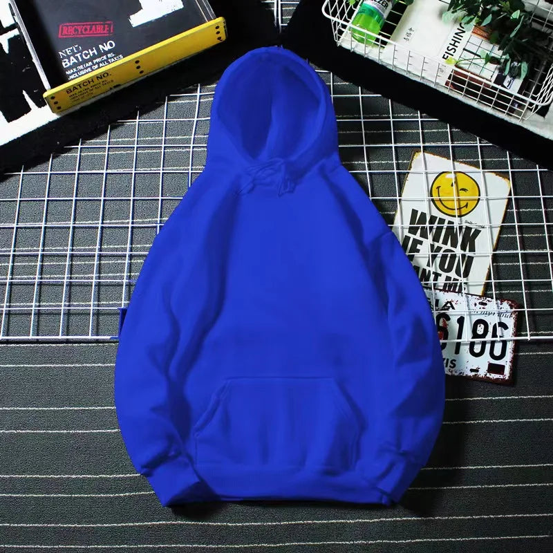 Blank Fleece Fashion Hoodies Männer Pull Over Großhandel Kapuzenpullover Unisex Günstiger fester Hoodie in großen Mengen Sudaderas Con Capucha.