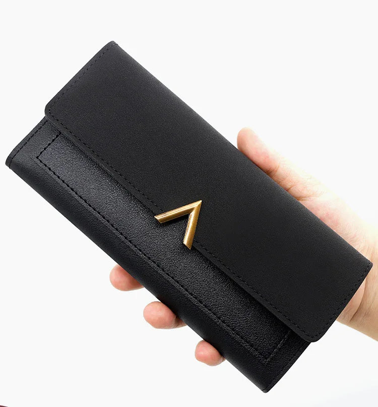 Long Purses For Women Wallet New Fashion Long Coin Purse Card Holder Small Ladies Wallet Female Hasp Mini Clutch billetera bolas.