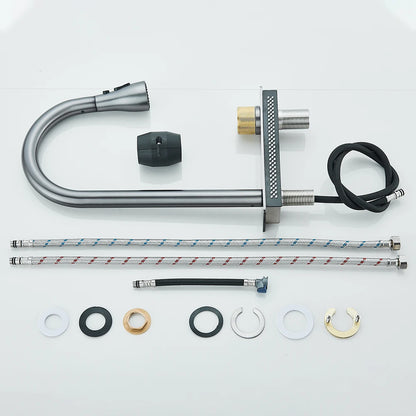 304 Stainless Steel Waterfall Kitchen Sink Large Single Slot with Chopping Board Cup Washer