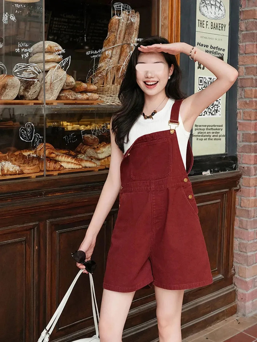 MeiYang Jamsuit Adjustable Shoulder Strap Jumpsuit Long/Short Pants Youthful Spunky One-Piece Overalls Chinese Brand Women's Clo.