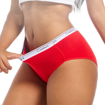 1pcs Girl Menstrual Panties Women's Physiological Briefs Ladies Period Leak Proof Panty High Waist Cotton Underwear.