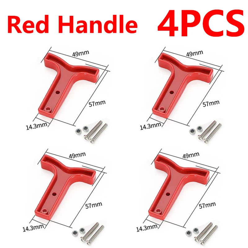 4Pcs Anderson Plug 50A/120A Anderson Connector Power 2 Pin Battery Charging Plug Connector.