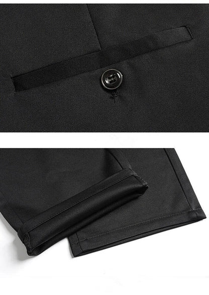 10 color casual pants, men's business casual suit pants, loose straight summer thin stretch suit pants.