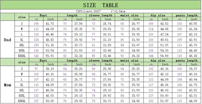 Christmas Couple Pajamas Set - Raglan Sleeve White & Red "Santa's Crew" Print & Plaid Pants Sleepwear.