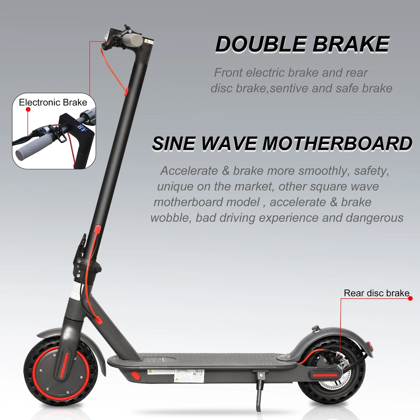 JUICEASE Portable Electric Scooter 16/45KM Smart APP 31/35KM/H Fast Speed 350W/1000W Waterproof IP65 Electric Kick Scooter