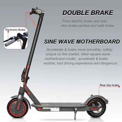 JUICEASE Portable Electric Scooter 16/45KM Smart APP 31/35KM/H Fast Speed 350W/1000W Waterproof IP65 Electric Kick Scooter