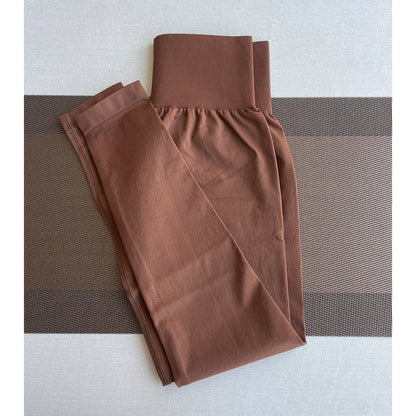 TKITK Solid Leggings Women Seamless Sports  Scrunch Bum Tights cycling shark pants Yoga shorts Gym navigation nv Workout wear