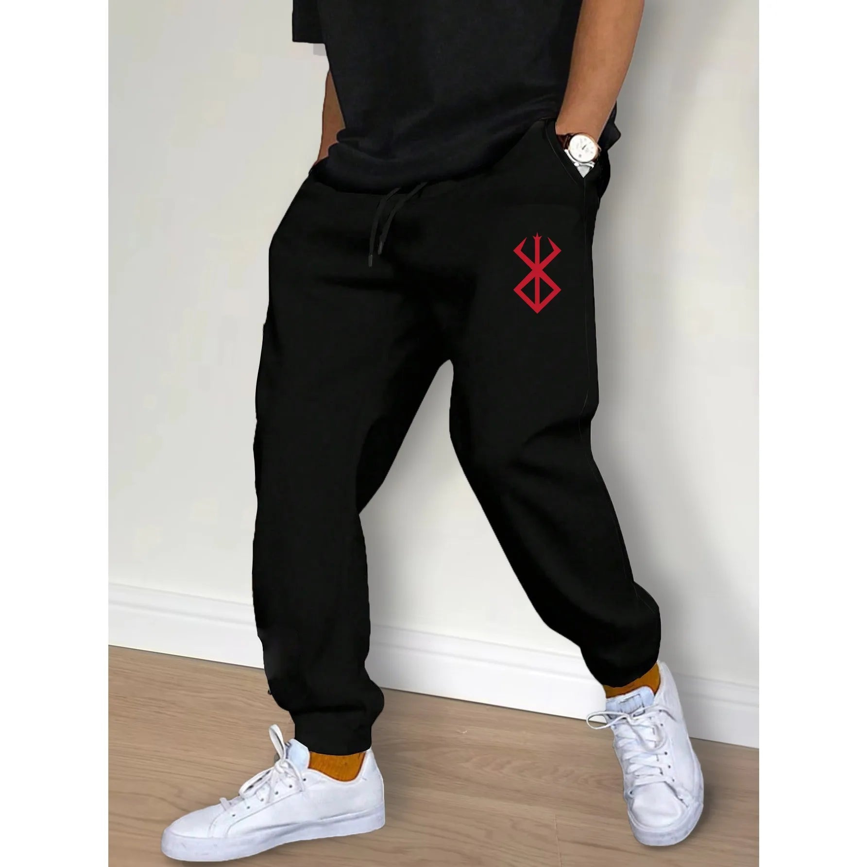 Autumn Mens Casual Pants Fashion Drawstring Pants Winter Joggers Workout Running Gym Fitness Sports Trousers Streetwear Trousers.