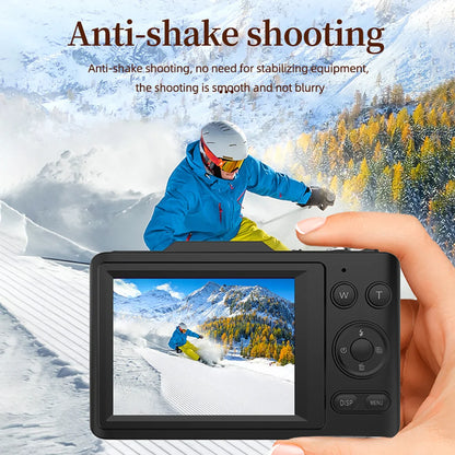 2.8 inch CCD HD 4K digital camera for Kids & students, portable and compact, perfect for family use.