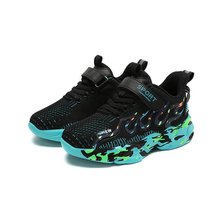 Boys Running Shoes 2022 Design Children Sneakers Mesh Kids Casual Sneakers 7-12 Years Children Sneakers for Boys