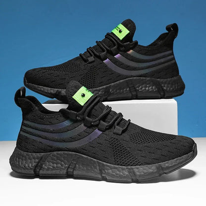 Men’s Sneakers Comfortable Breathable Platform Shoes Summer Man Running Shoes Breathable Comfortable Fashion Walking Sneakers