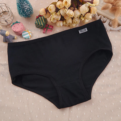 7Pcs/Lot Plus Size Underwear Women's Panties Cotton Girl Brief Sexy Lingeries Shorts Underpant Solid Panty Female Intimate M-4XL.