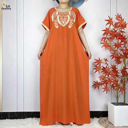 Neue Sommer-Kaftan-Abaya 2023, afrikanische Kleider für Frauen, traditionelle Kleidung, Islam-Gebetskleidung, Türkei, muslimische lose Robe, Ramadan