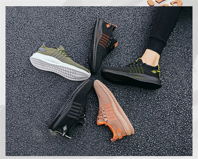 2023 New Spring Autumn Men's Shoes Sports All-match Middle-aged And Elderly Casual Shoes Breathable Fashion Men's Cloth Shoes.