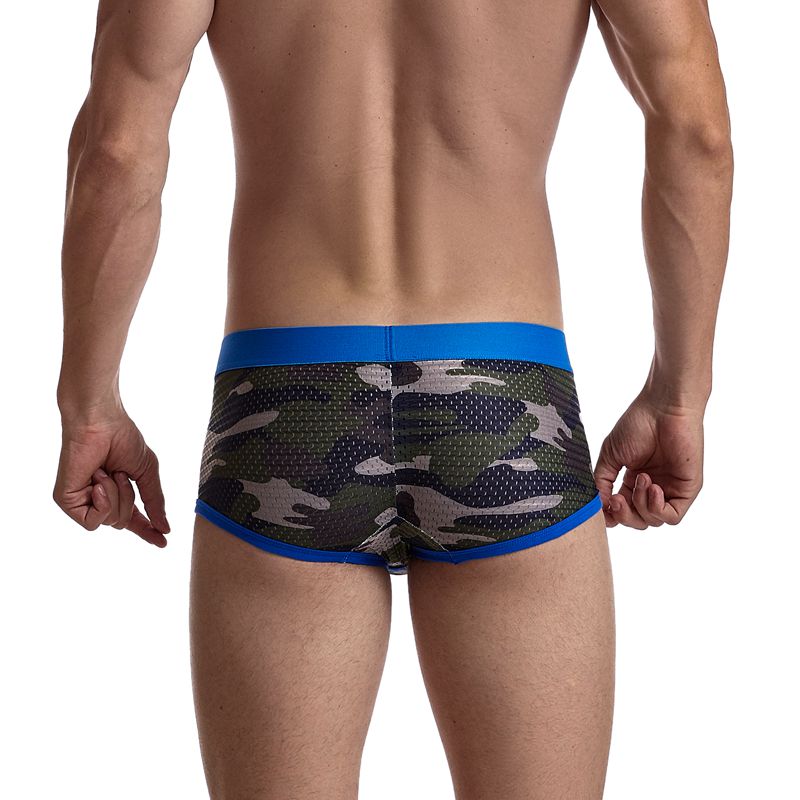 6 Teile/los Männer Unterwäsche Boxershorts Männer Boxer Briefs Ropa Interior Hombre Calzoncillos Atmungsaktive Hombre Mesh Camouflage Nylon