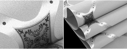 Hirschleder-Samttapete, nordische geometrische Muster, Linien, moderne, minimalistische, vertikale Streifen, Wohnzimmer-TV-Hintergrundtapete