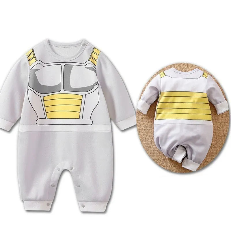 Baby Sommer kurz ärmel ige Baumwolle Anime Overall Jungen Mädchen Rollenspiel Kostüme Baby Kurzarm Body suits Kinder Stram pler.
