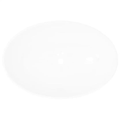 Luxuriöses Keramikwaschbecken, weiß, oval, 40 x 33 cm, Waschbecken, Badezimmer und Küchen, Dekoartikel, Badezimmerzubehör