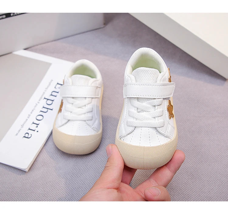 Toddler Kids Running Shoes Soft Sole Comfortable Baby Walking Shoes Toes Capped 2025 Fashion Boys Girls Casual Shoes Size 18-29.