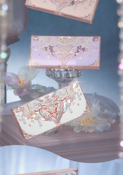 Flower Knows Butterfly Cloud Collar Collection Embossed Six-color Eyeshadow Palette Matte Shimmer Glitter Eye Makeup Cosmetics.