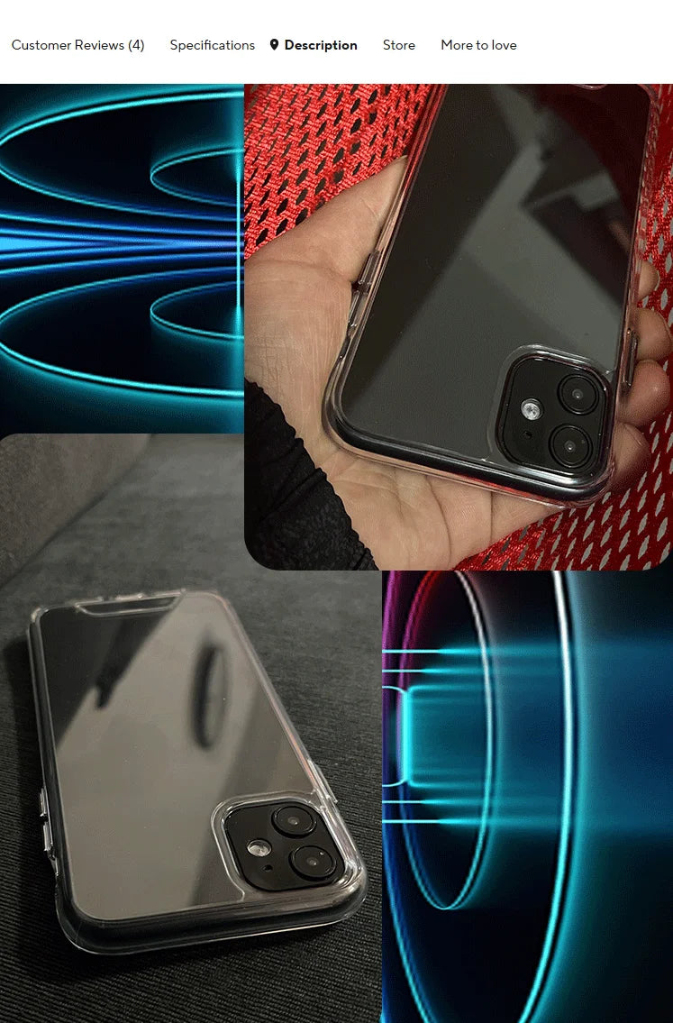 Clear Transparent Case For iPhone 11 Case for iPhone 11 pro max Cover Anti drop hard half pack for iPhone 11 pro Cases.