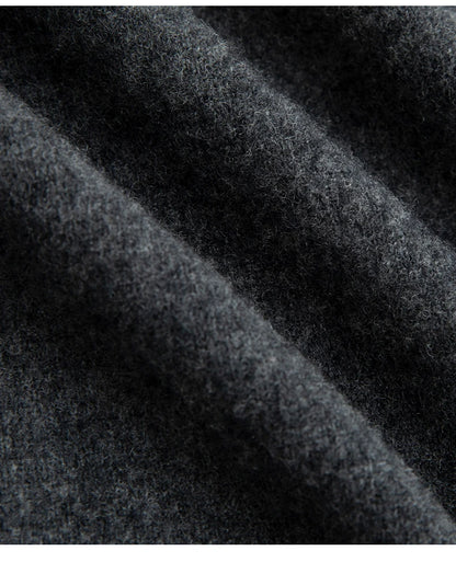 Men 100% Merino Wool Sweater Turtleneck Knitted Pullover Cashmere Warm Solid Color Clothes Business Bottoming Tops Autumn Winter