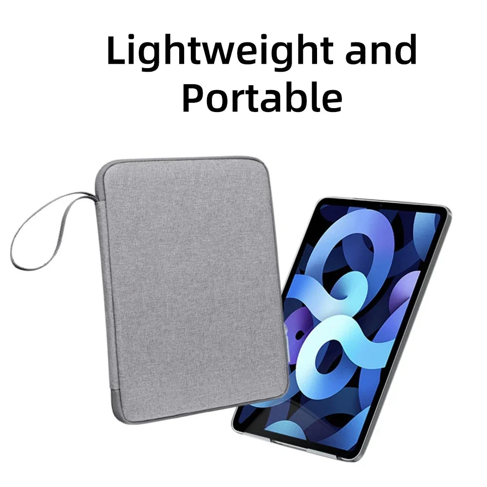 Tablet Handbag Case for 9-13 inch Tablet for 2024 New iPad Air 11/13 Pro 11/13 Sleeve Carrying Case Protective Travel Bag.