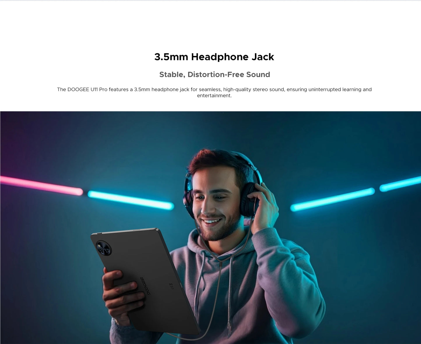 Global Version DOOGEE U11 Pro Android 15 Tablet 30GB(6+24) 256GB 11" HD 90Hz Display 8580mAh Battery Unisoc T7200 Widevine L1