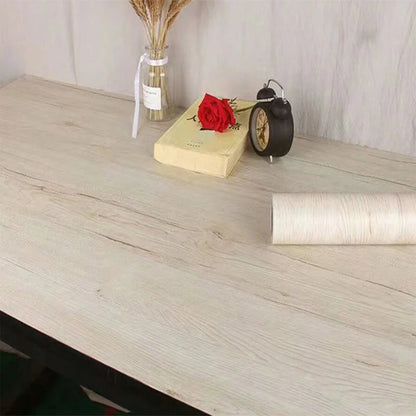 Holzmaserung DIY Aufkleber PVC selbstklebende wasserdichte Tapeten Renovierung Möbel Wandaufkleber Home Decor klebrige Papieraufkleber