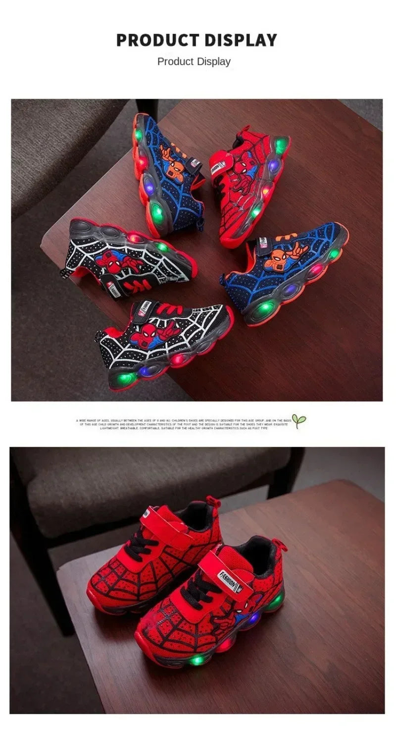 Autumn children's shoes, children's luminous shoes, men's and women's running shoes, baby flashing shoes, LED lights, sneakers.